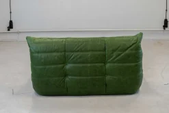 Best Pamono Togo Chaise Lounge in Greenleather attributed to Michel Ducaroy for Ligne Roset, 1974