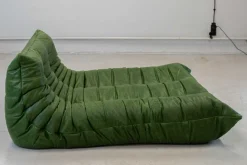 Best Pamono Togo Chaise Lounge in Greenleather attributed to Michel Ducaroy for Ligne Roset, 1974