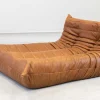 Pamono Togo Chaise Lounge in Pine Leather by Michel Ducaroy for Ligne Roset, 1974> Daybeds & Chaises Lounges