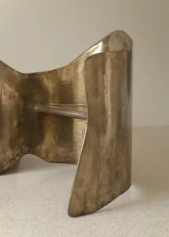 Online Pamono Toi & Moi Loveseat in Polished Brass Resin Over Inox by Atelier Ellery