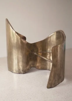Online Pamono Toi & Moi Loveseat in Polished Brass Resin Over Inox by Atelier Ellery