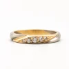 Pamono 2-Tone 18 Karat Gold Ring with Diamonds> Rings