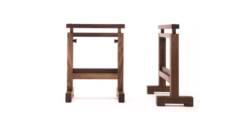 Pamono Torre Table With Trestles By Enrico Tonucci, Tonucci Collection> Tables