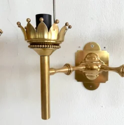 Pamono Tortiglioni Wall Sconces by Naborre Corno and Angelo Lelii for Arredoluce, 1961, Set of 2