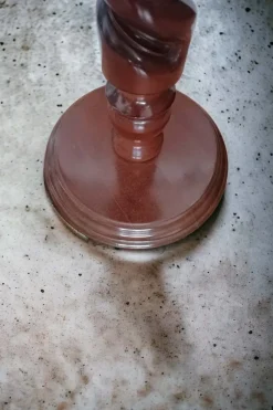 Pamono Tortile Spiral Wooden Column, 1950s