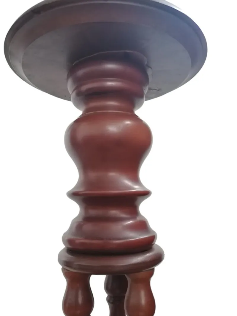 Pamono Tortile Spiral Wooden Column, 1950s> Pedestals And Columns
