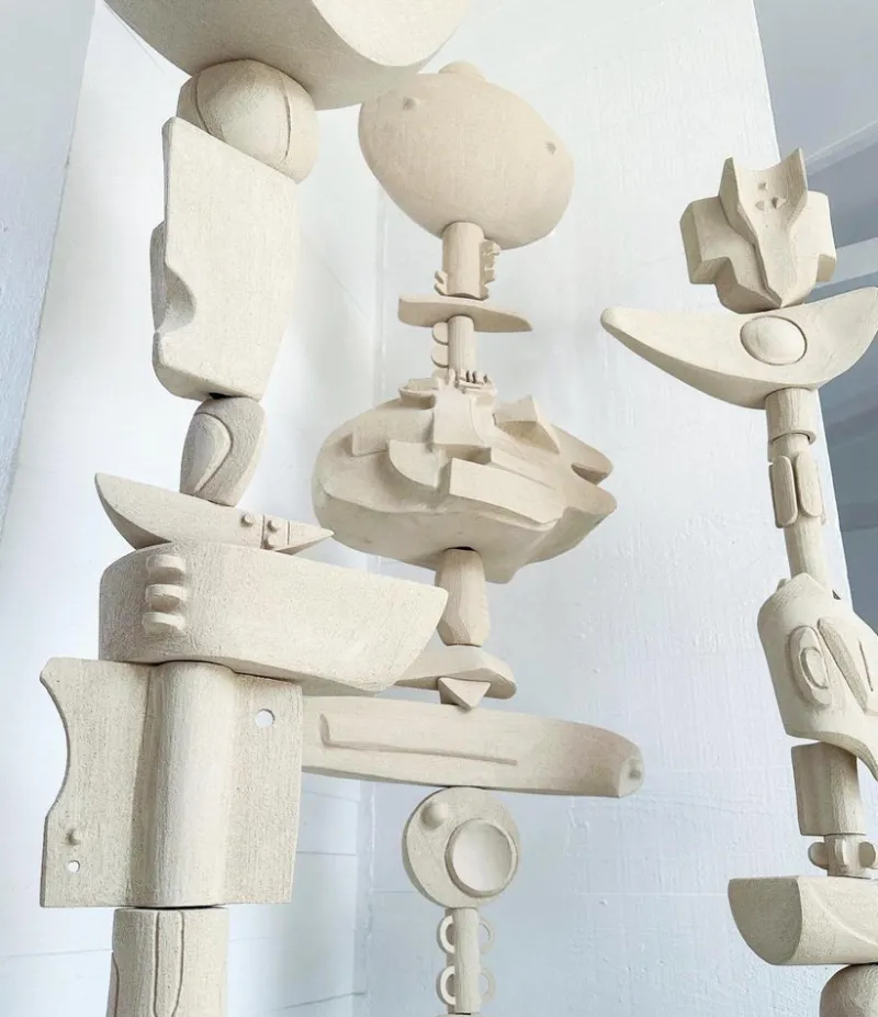 Pamono Totems by Olivia Cognet, Set of 3> Decorative Objects