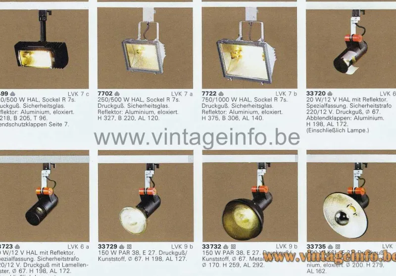 Pamono Track 7810 for Spotlight by Roger Tallon for Erco, 1970s> Ceiling Lights