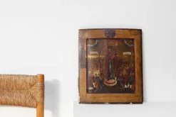 Discount Pamono Traditional Religious Icon with Mother of God, Joy of All Who Sorrow, 1800s, Tempera on Wood