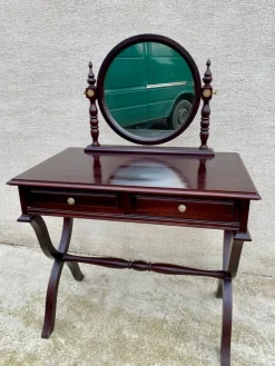 Pamono Traditional Style Wood Dressing Table with Two Drawers, 1960s> Dressing Tables