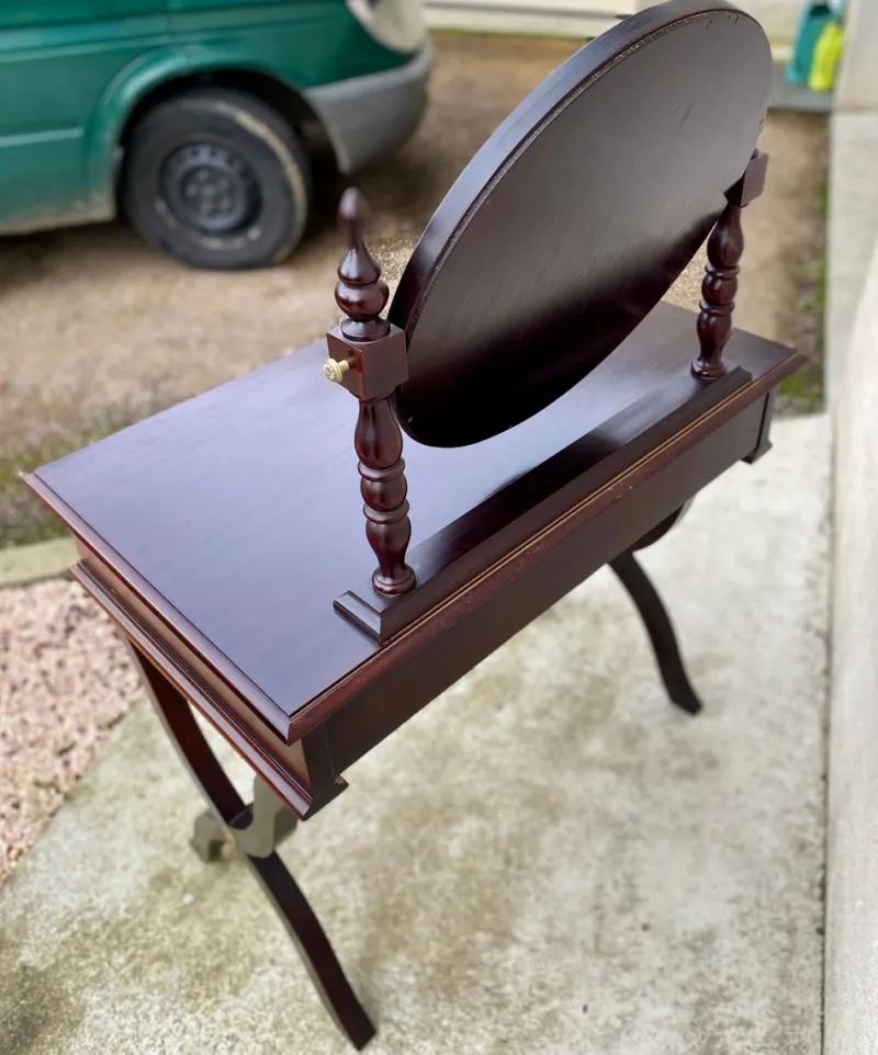 Pamono Traditional Style Wood Dressing Table with Two Drawers, 1960s> Dressing Tables