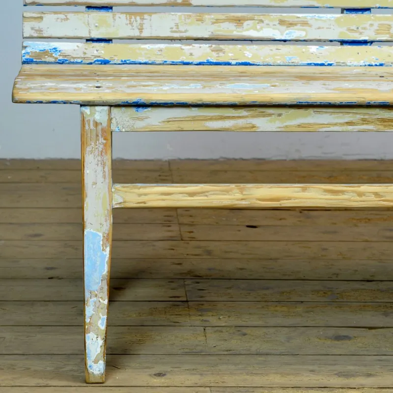 Discount Pamono Train Station Waiting Bench, 1940s