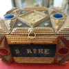 Pamono Tramp Art Wedding Box, 1920s> Trunks Crates & Baskets