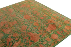 Pamono Transitional Style Silk Rug with Floral Pattern from R&K Principal Jahanshah Nazmiyal><noscript><img width=