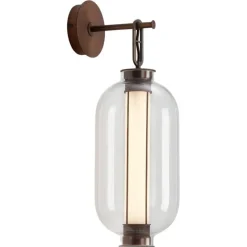 Pamono Transparent Glass Bai a Ba Ba Wall Lamp by Parachilna> Wall Lights & Sconces