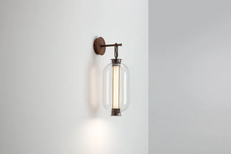 Pamono Transparent Glass Bai a Ba Ba Wall Lamp by Parachilna> Wall Lights & Sconces