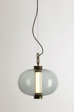 Pamono Transparent Glass Bai a Ba Ba Wall Lamp by Parachilna><noscript><img width=