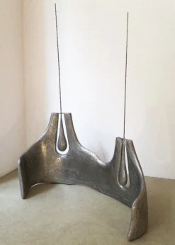Pamono Transparent Silence Kinetic Sculpture in Metal Resin and Plaster by Atelier Ellery> Sculpture