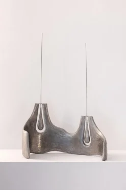 Pamono Transparent Silence Kinetic Sculpture in Metal Resin and Plaster by Atelier Ellery><noscript><img width=