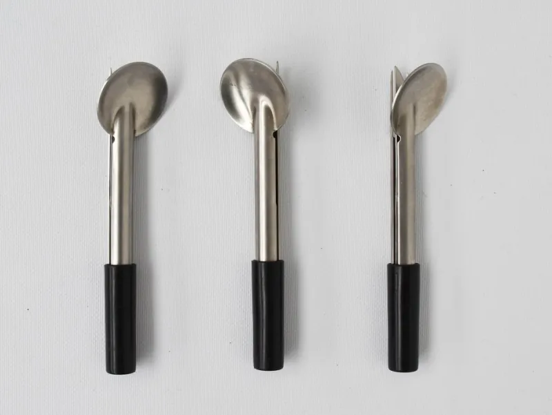 Clearance Pamono Travel Cuttlery by Carla Nencioni and Armando Moleri for Zani, 1971, Set of 3