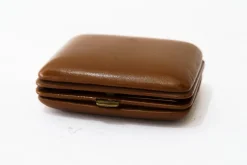 Pamono Travel Leather Alarm Clock from Junghans, 1960s><noscript><img width=