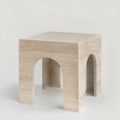 Pamono Travertine Arch Side Table from Kiwano Concept> Tables