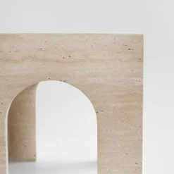 Pamono Travertine Arch Side Table from Kiwano Concept><noscript><img width=