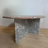 New Pamono Travertine Coffee Table, Denmark, 1960s