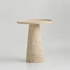 Hot Pamono Travertine Cone Side Table from Kiwano Concept