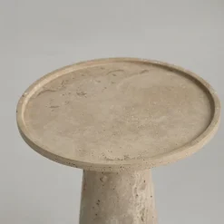 Hot Pamono Travertine Cone Side Table from Kiwano Concept