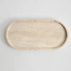 Discount Pamono Travertine Oval Tray from Kiwano Concept