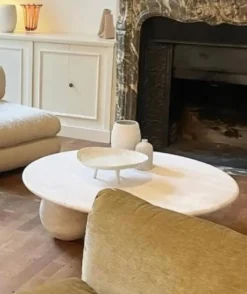 Pamono Travertine Sphere Ball Leg Coffee Table by My Habitat Design><noscript><img width=