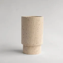 Pamono Travertine Vase or Wine Cooler from Kiwano Concept> Tabletop|Ice Buckets & Wine Coolers