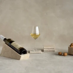 Pamono Travertine Wine Stand from Kiwano Concept><noscript><img width=