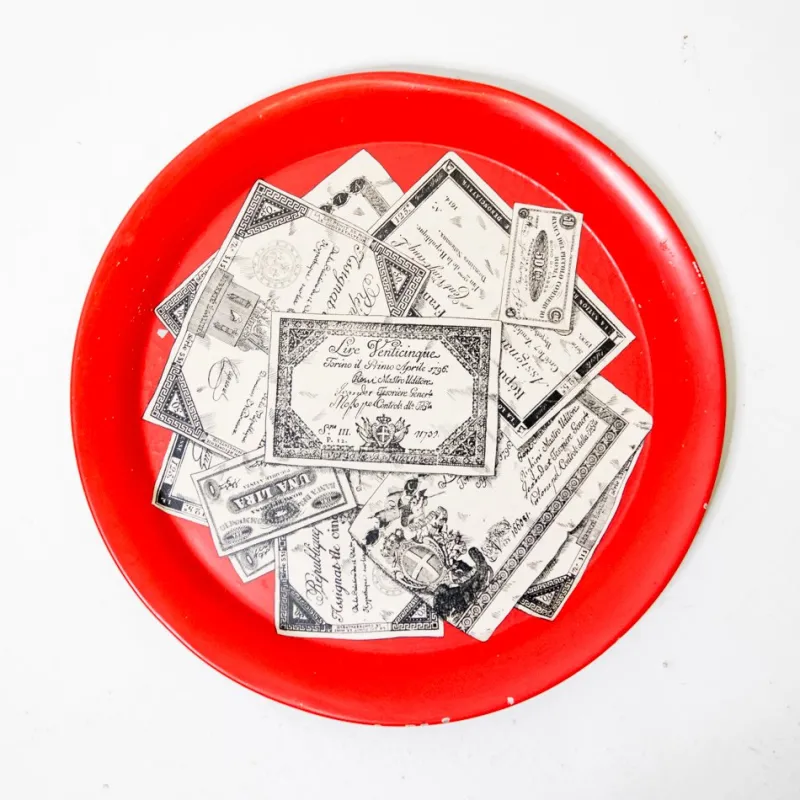 Pamono Tray from Piero Fornasetti, 1960s> Trays