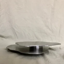 Pamono Tray in Sanded Stainless Steel by Esther De Vos><noscript><img width=