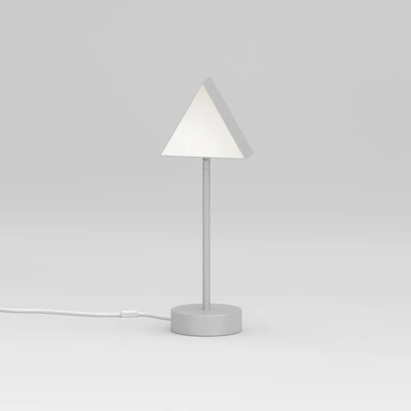 New Pamono Triangle Box Nickel Desk Light by Atelier Areti