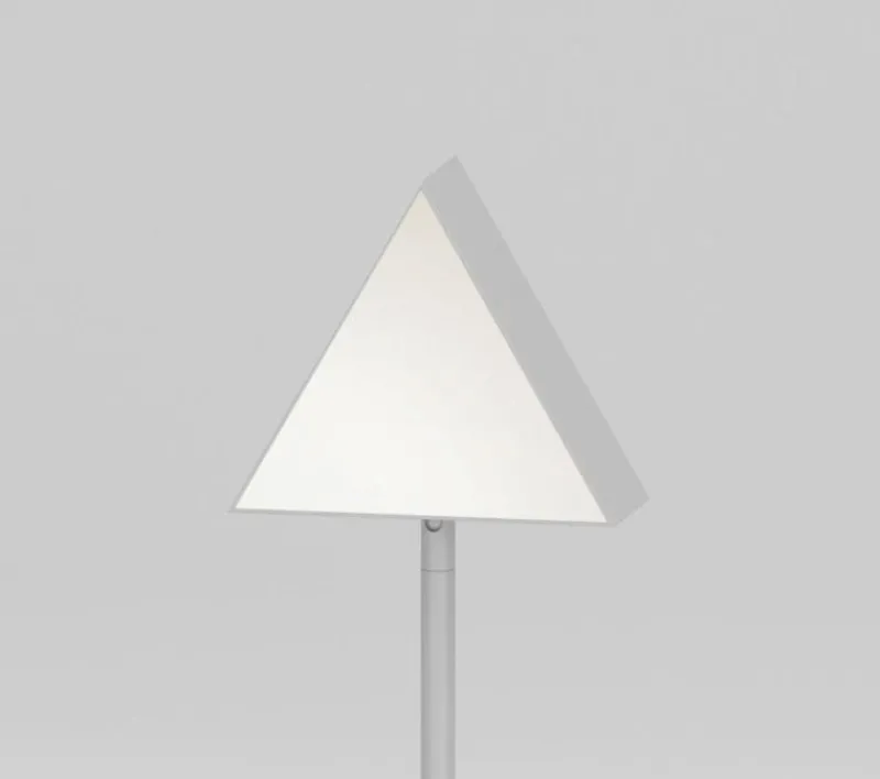 New Pamono Triangle Box Nickel Desk Light by Atelier Areti
