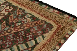 Clearance Pamono Tribal Style Rug in Geometric Pattern from R&K Principal Jahanshah Nazmiyal