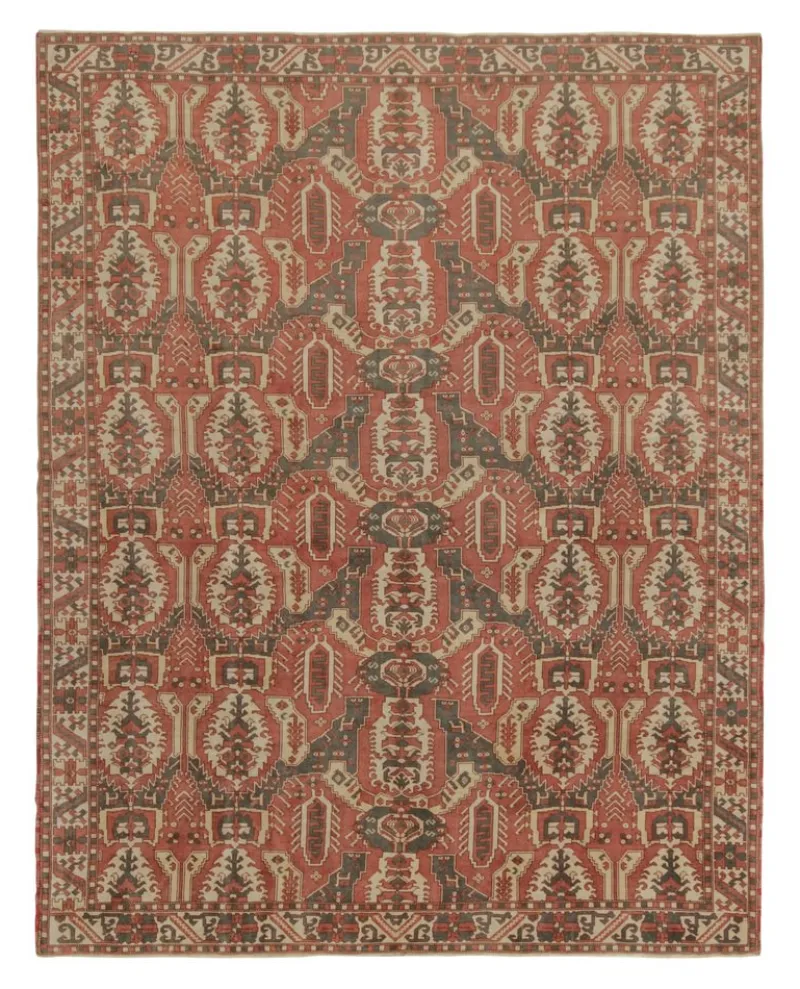 Pamono Tribal Style Rug with Geometric Patterns from R&K Principal Jahanshah Nazmiyal