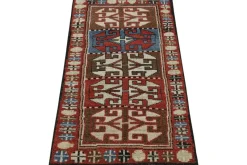Online Pamono Tribal Style Rug with Patterns from R&K Principal Jahanshah Nazmiyal