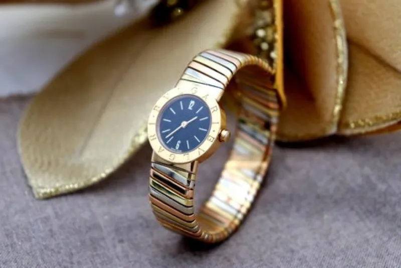 Hot Pamono Tricolor Gold Watch from Bulgari
