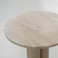 Pamono Trio No. II Travertine Side Table from Kiwano Concept><noscript><img width=