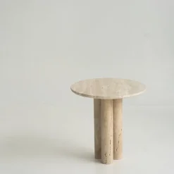 Pamono Trio No. II Travertine Side Table from Kiwano Concept><noscript><img width=