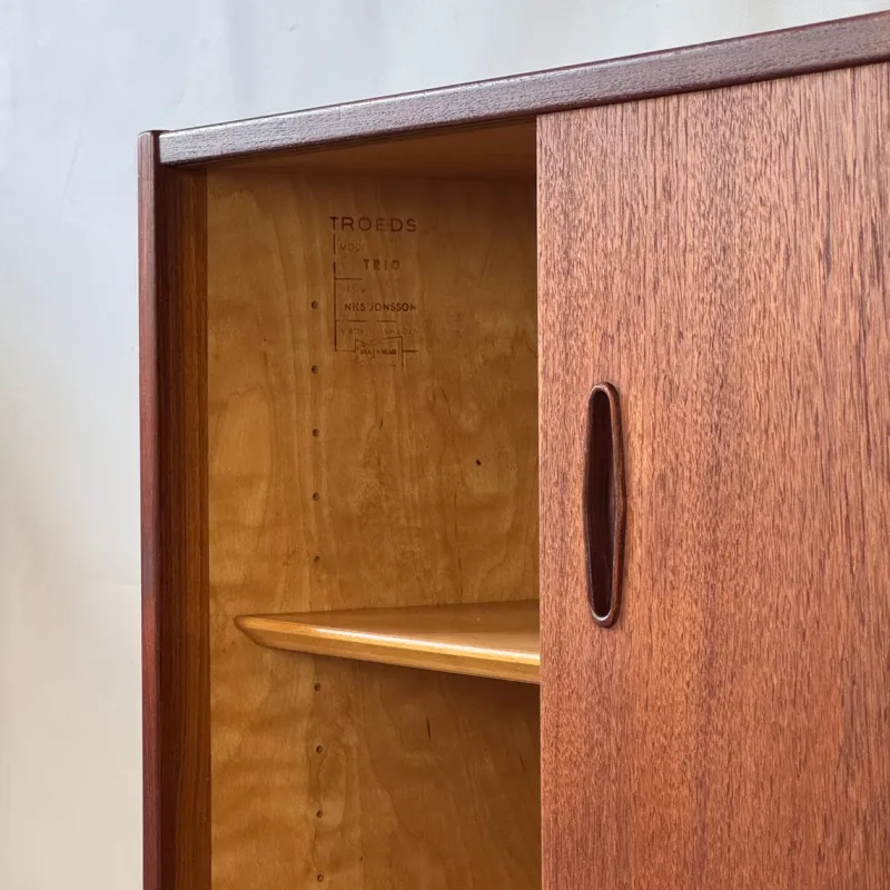 Pamono Trio Teak Sideboard by Nils Jonsson for Troeds, 1960s