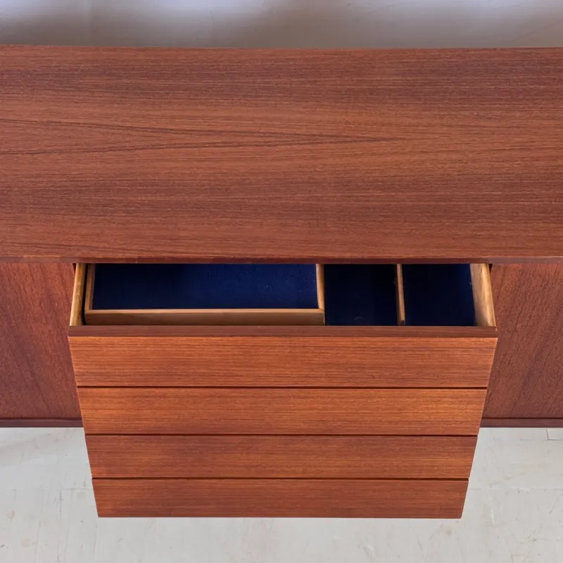 Pamono Trio Teak Sideboard by Nils Jonsson for Troeds, 1960s