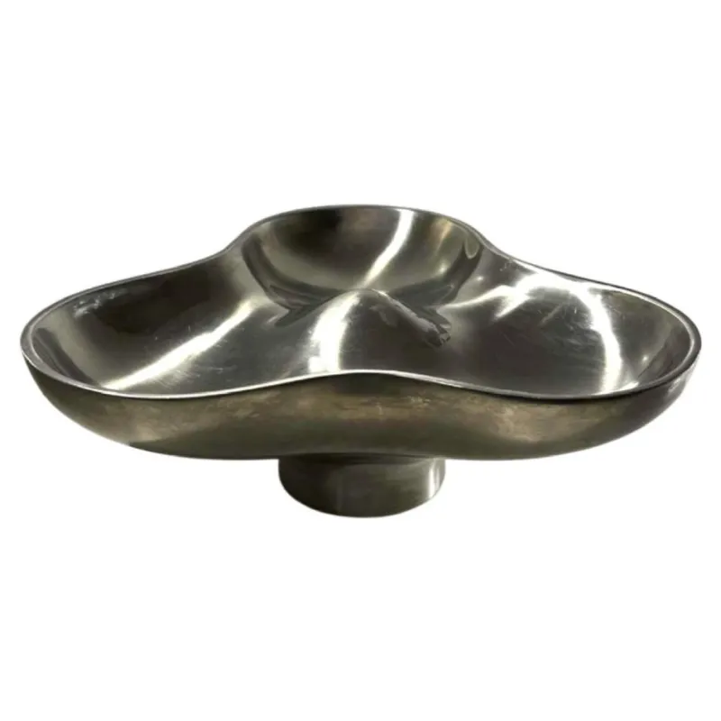 Best Pamono Tripartite Dish in Stainless Steel by Karim Rashid for Georg Jensen, Denmark, 1970s