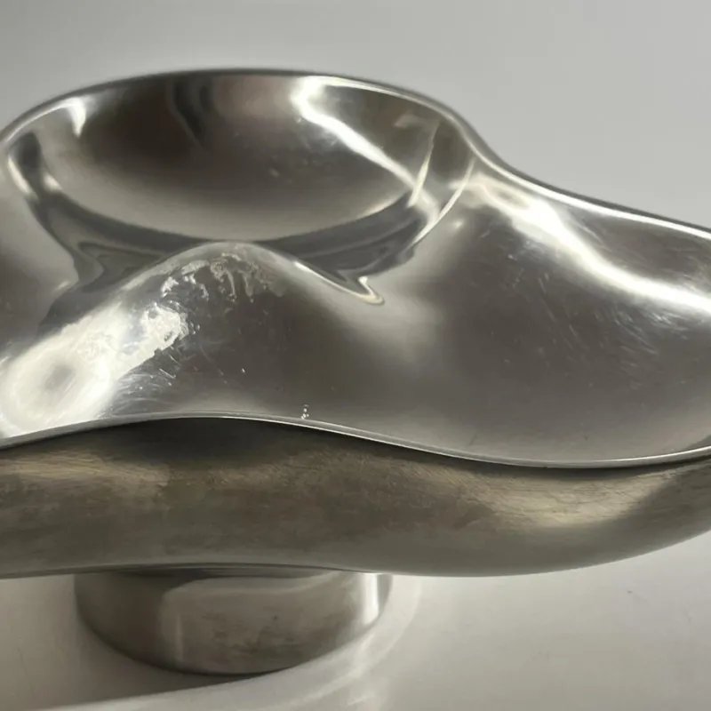 Best Pamono Tripartite Dish in Stainless Steel by Karim Rashid for Georg Jensen, Denmark, 1970s