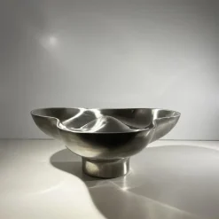 Best Pamono Tripartite Dish in Stainless Steel by Karim Rashid for Georg Jensen, Denmark, 1970s