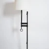 Sale Pamono Tripod Wrought Iron Floor Lamp, 1950s